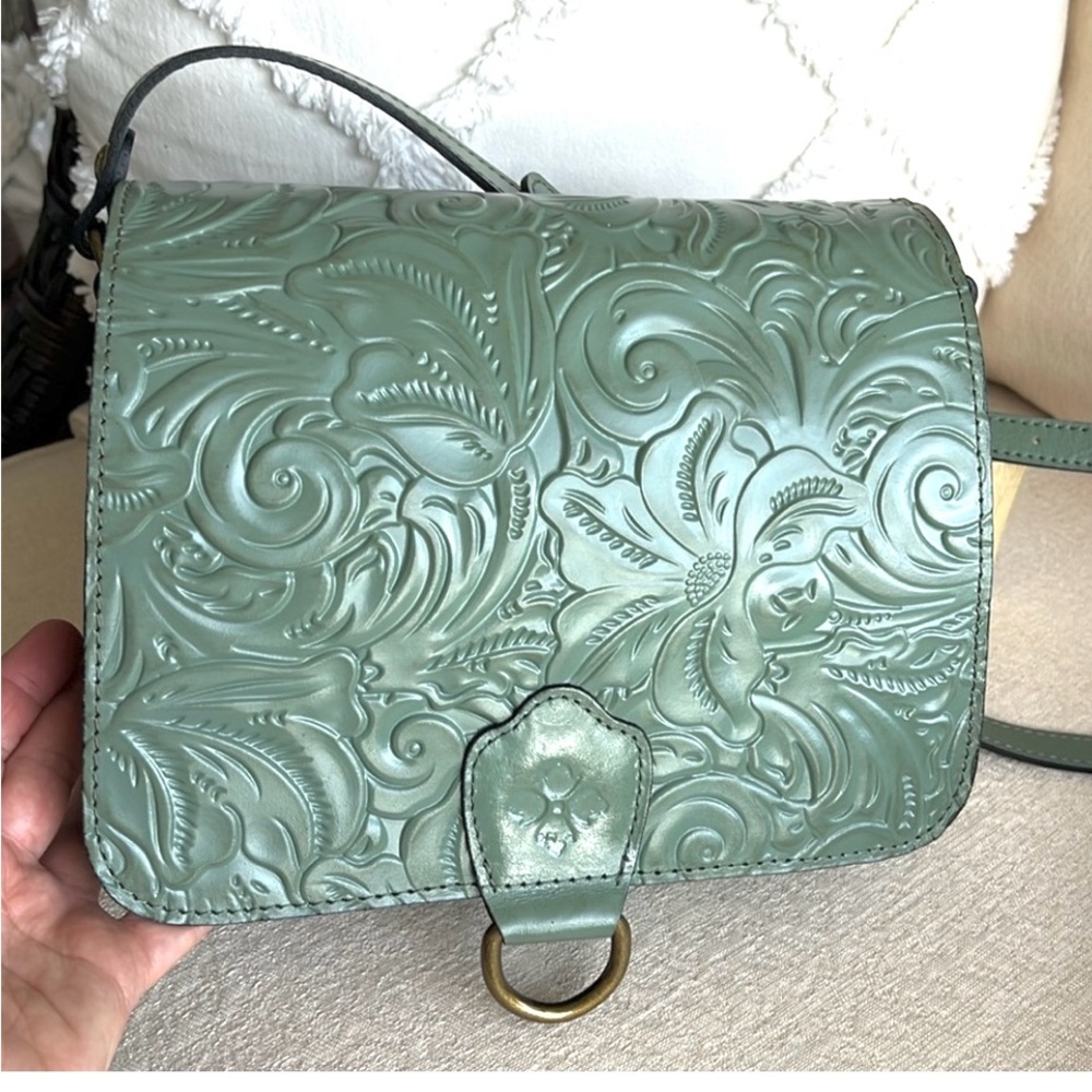 PATRICIA NASH ILINA C/B sage flap crossbody bag - Picture 3 of 15